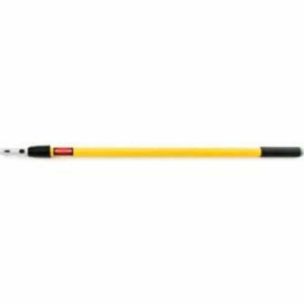 Rubbermaid Commercial Rubbermaid¬Æ HYGEN 48"-72" Quick-Connect Aluminum Extension Handle, Yellow/Black - RCPQ755 FGQ75500 YL00